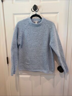 Dress Barn Sky Blue Crewneck Sweater